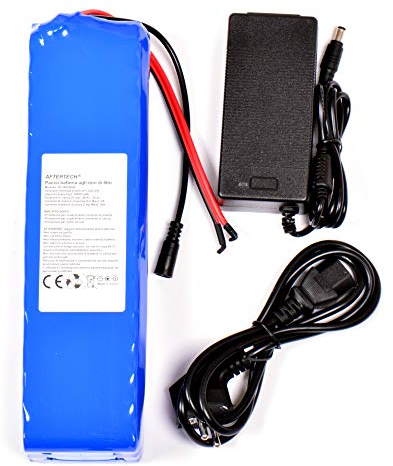 AFTERTECH Pack batterie pile 24 V 20 Ah rechargeable au lithium 260 x 68 x 56 mm 20 000 mAh 24 volts 7s6p H1D1