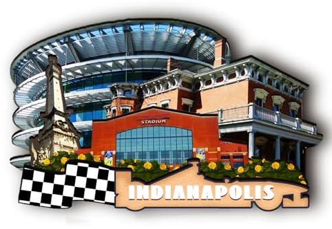 Orlaybar Indianapolis Indiana (in) Amerika, dekorativer Magnet, 3D-Kühlschrank, Stadt, Reise, Souvenir, Touristengeschenke, handgefertigtes Handwerk, Kühlschrankmagnet, Heimdekoration -214