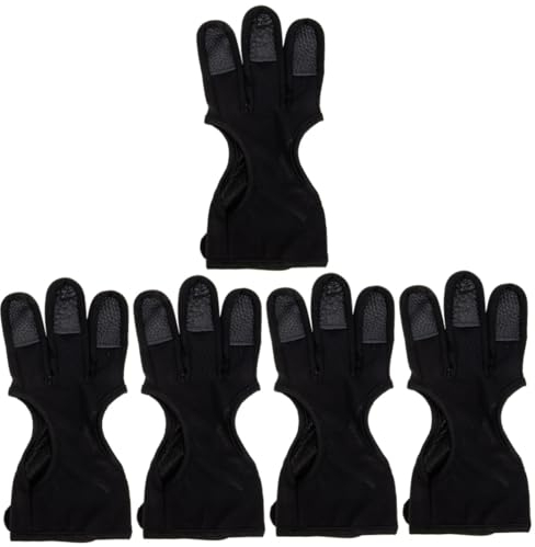 Toddmomy 5 Stück Bogenschießen Fingerstand Bogenschießen Ausrüstung Handschuhe Tragbarer Bogenschießen Handschuh Recurve Handschuh Bogenschießen Zubehör Wachsgeräte
