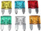 EMVIXTGLK 60pcs 5/10/15/20/25/30 30A Sortierte Autowagen -LKW Standard Mini Blade -Sicherungen Kit -Autozubehör Lieferungen Produkte Produkte