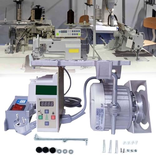 Elektrischer Nähmaschinenmotor, 220V 750W Industrieller Nähmaschinenmotor Energiesparender Servomotor Brushless Servo Motor Industrie Sewing Machine 200-6500rpm für Haushalt Industrienähmaschinen