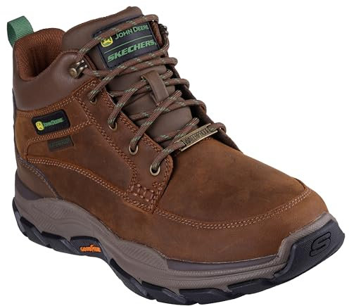 Skechers x John Deere RESPECTED Landin, Stivaletto Uomo, Brown, 48.5 EU