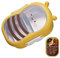 Yonuaret Campus Acero Inoxidable Bentos Box Para Niños y Adultos, Abeja Fiambrera Infantil con 2 Compartimentos