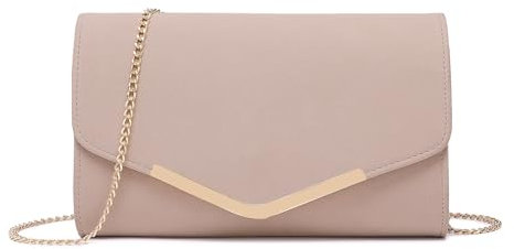 Miss Lulu Pochette Donna Elegante, Borsetta Donna, Pochette e Clutch Pelle, Borsa Donna,Pochette Eleganti da Cerimonia