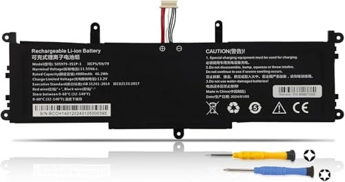 46.2Wh 505979-3S1P-1 Laptop Battery Compatible for CHUWI CoreBook X (2021 Model) 14-inch 8th Generation Intel Core i5-8259U i5-7267U,CoreBook X 14 CWI529, Corebook Pro 13 CWI528 Series
