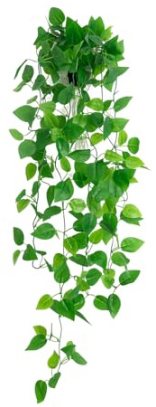 Freyalife Fake Hanging Plants for Room Decor,1pcs Artificial Potted Plants Vines for Wall Home Office Aesthetic Living Kitchen Bathroom Coffee Table Shelf Indoor Outdoor Farmhouse Patio Decorations