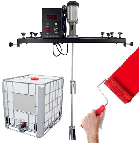 GTHTUHFD 980-W-Rührwerk, 1000-Ml-Elektrotankmischmaschine Mit Klappbarem Propeller, Farbmischgerät Für Tintenlöser-Rührwerk,