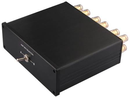 Qaonsciug Amplificadores de conmutación de sonido HIFI 2 en 1 con resolución de 24 bits/192 kHz y salida de doble canal para amplificadores de cine en casa