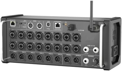 Audiomixer, XR16/XR18/MR18 16/18-Kanal Professionelles digitales Mischpult for Studioaufnahmen DJ-Studio-Digitalmixer für Studio-Karaoke(XR18)