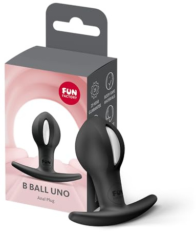 Fun Factory B Ball Uno | Analplug mit Gewicht | analer Trainingsplug | natürliche Stimulation ohne Vibration | IPX7 wasserdicht | Silikon | Dildo | Sex Spielzeug für Frauen | Sex Toys | Erotik