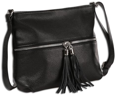 Toscanto Tasche schwarz Umhängetasche mittel 30x23cmx10cm OTT195US1