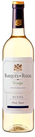 Marqués de Riscal Verdejo 100% Organic - Vino blanco Denominación de Origen Rueda, Variedad Verdejo - Botella individual de 750 ml