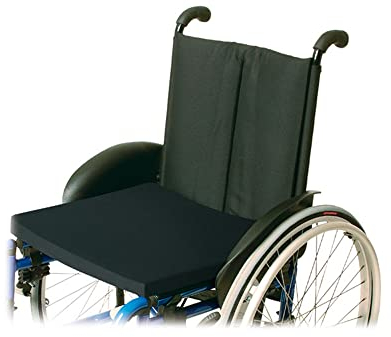 EcoKiss Sitzkissen schwarz m. Rutschstopp 42x43x5cm, Sitzkissen