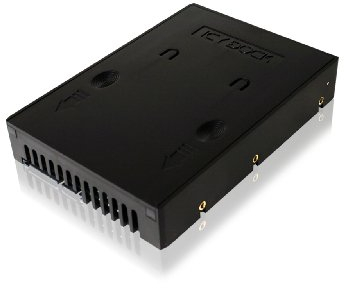 Icy Dock EZ-Convert MB882SP-1S-1B Adaptador SSD de 2,5'' a 3,5'', Caja convertidora, Marco de Montaje para Discos Duros de 2,5 o SSD SATA de 7 m/9,5 mm a 3,5