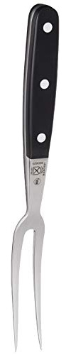 Mercer Culinary Renaissance 6-Inch Stainless Steel Forged Carving Fork, Black M23620