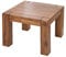 Invicta Interior riess-Ambiente Massivholz Couchtisch MAKASSAR 60cm Sheesham einzigartige Maserung Beistelltisch Wohnzimmertisch Sofatisch Holztisch Tisch Ablage Wohnzimmer