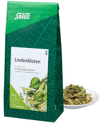 Salus - Lindenblüten Tee - 1x 50 g Beutel - lose - Arzneitee - Tiliae flos - bei Erkältungskrankheiten und damit verbundenen Husten - bio