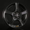 Borbet F black glossy 6,5x16 ET38 4.00x100 Hub Bore 64.10 mm - Alu felgen