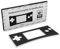 Façade - coque de remplacement noire pour console portable Nintendo Game Boy Micro