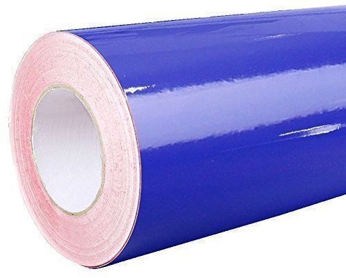 4,75€/m² Rapid Teck Glanz Folie - 049 Koenigs Blau - Klebefolie - 5m x 63cm - Plotterfolie- Folie Selbstklebend - Auch als Moebelfolie - Klebefolie