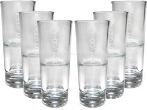 Skyy Vodka Glas Gläser-Set - 6x Longdrink Cocktail Gläser