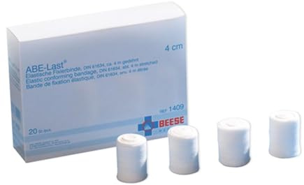Meditrade ABE® Last elastische Fixierbinde - verschiedene Größen - 8 cm x 4 m | Packung (20 Stück)