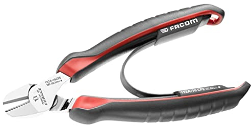 Facom Pince coupante diagonale - 192A.20CPE, Noir, Rouge, 200 mm