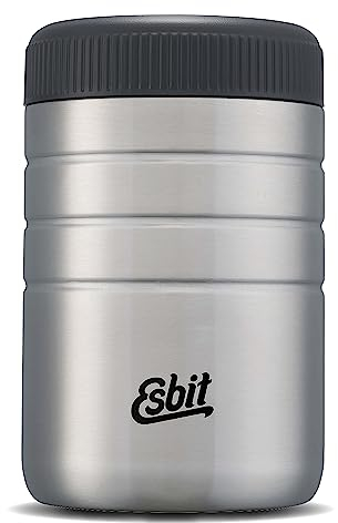 Esbit Thermobehälter Majoris für Essen - Warmhaltebehälter 400 ml - aus Edelstahl für warme und kalte Speisen - in Silber