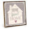 TypeStoff Placa de madera con texto «Home Sweet Home» – Estilo vintage con cita para regalo y decoración – HS-00526