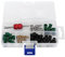 FTVOGUE 71 Stücke Klimaanlage Repair Kit Repair Tool + 10 Stücke Ventilkerne + 50 Stücke Schlauchdichtungen + 10 Stück Ventile Mit Aufbewahrungsbox