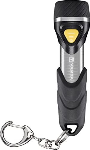 VARTA Taschenlampe LED inkl. 1x AAA Batterien, Day Light Key Chain, handliche Schlüsselleuchte, stoßfeste Taschenleuchte, Schlüsselanhänger ideal für Haushalt, Outdoor