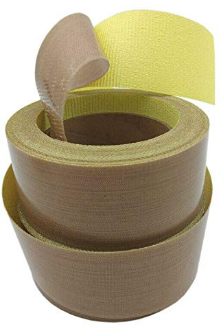 TOOLSTAR High Temp Tape, 22mm*10m High Temperature Adhesive Tape PTFE Tape Teflon Tape Heat Resistant -70℃-260℃ for Vacuum Hand Impulse Sealers (Pack of 1)