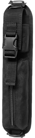 TRIWONDER Molle Brillen Tasche, Taktische Brillenetui, Militärische, Schulteraufsatz für Zubehör (Schwarz)
