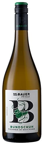 Emil Bauer „Bundschuh“ Weißburgunder, Trockener Weißwein aus der Pfalz (1 x 0.75l)
