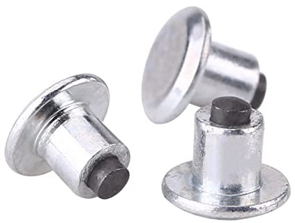 Fahrradreifenbolzen, 100 Stück 6,5 mm/0,26 Anti-Rutsch-Schneeschraubenbolzen, Reifen Schneeketten Reifenspikes Trim für Auto LKW Fahrradstiefel Motorrad ATV/SUV Autozubehör