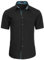Enlision Men's Short Sleeve Shirts Black Regular Fit Shirt for Men Shirt Button Up Business Casual Shirts L