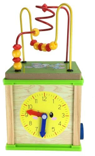 GMMH Centre de jeux avec boucle de motricité 5 en 1 - Cube de motricité - Jouet de motricité