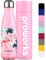 PROWORKS Bouteille d'eau Isotherme, sans BPA, Gourde INOX Reutilisable pour Maintien Chaud de 12 Heures & du Froid Jusqu’à 24 Heures, Sport, Gym - 1 Litre - Rose Pastel - Fête des Flamants Roses