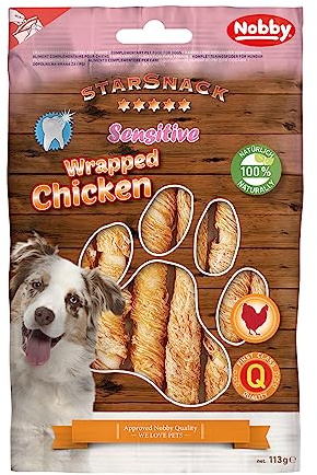 Nobby StarSnack Barbecue Sensitive Wrapped Chicken 1 Packung (1 x 113 g)