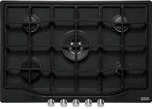 Franke 106.0670.335, Trendline-Gaskochfeld (FHTL 755 4G TC ON C), Onyx