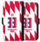 Flip Case kompatibel mit Apple iPhone 8 Handyhülle aus Kunst Leder schwarz Klapphülle FC Bayern München Meister Bundesliga