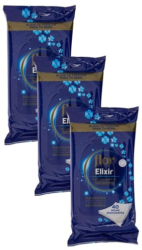 Flor Elixir Secadoras Suavizante Acondicionador, 430g (Paquete de 3)