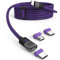 MOSHOU 240W USB C Kabel 1.2M,Magnetisches Ladekabel,Fast Charging Braided Magnetic USB C auf USB C Kable für iPhone 15 Pro Max,Samsung S24,iPad Pro/Air/Mini,Macbook Pro/Air mit 2 Typ-C+1 Micro USB