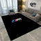 KmoNo Rennwagen B Logo Muster Flanell Teppich Wohnzimmer Teppich Home Dekoration Flur Fußmatten Geburtstagsgeschenk B1119 60X90CM