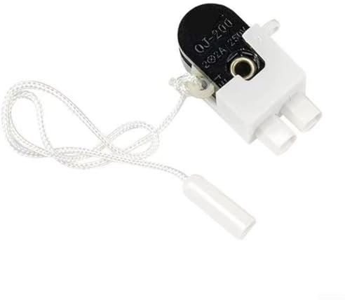Rotating Pull Cord Switch for Lighting Fixtures Wall Light Pull Switch for Home Use