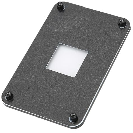 WPKD BLUEIY AM4 CPU Heatsink Bracket Backplate,Heat Dissipation Cooling Bracket Backplane,CPU Fan Cooling Mounting Sheet Brackets Plate for AM4 Platform(10.3x6.8x1cm,47g,Blalck)