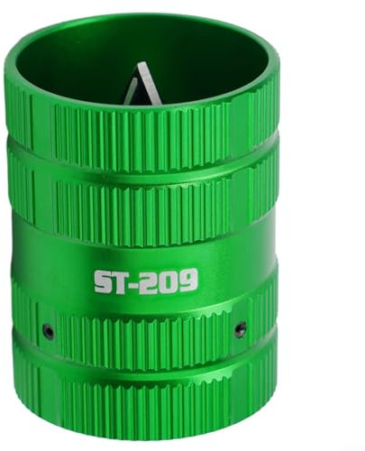 Besttoolifes Escariador de tuberías Herramienta de desbarbado de PVC, [herramientas de fontanería] Herramienta de desbarbado de cobre Limpiador de tuberías Herramienta de chaflán de tubería de metal