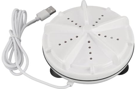 Portable Washer, Portable Mini Washer Portable Washing Machine 10W with USB Power Cable Portable Dish Washer for Underwear Baby Clothes Business Travel Apartment