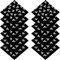 12 Stücke Piraten Kopftuch, Bandana Schwarz, Pirate Accessories, Piraten Tuch, Piratentuch, Piratentuch Kinder, Piratenkopftuch Kinder, Piratenkopftuch, Halloween Und Kinder Party Gefallen