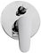 Yellowshop - Miscelatori rubinetterie bagno completo Winter lavabo bidet vasca e doccia incasso ed esterno in ottone cromato flessibile inox piletta clic-clack (Doccia Incasso 2 vie)